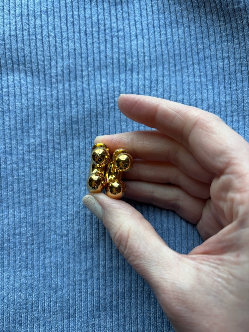 Jenny Bird Gold Tome Hoops - Picture 6 of 7